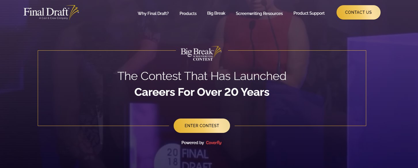 Dust off that Screenplay! Final Draft’s Big Break contest is here